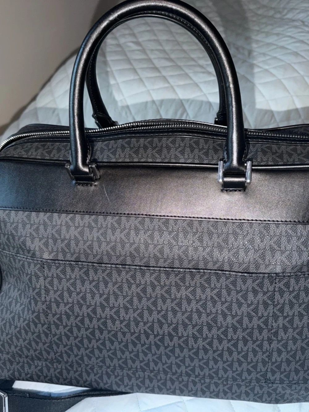 Michael Kors Black Monogram travel bag - Picture 6 of 11